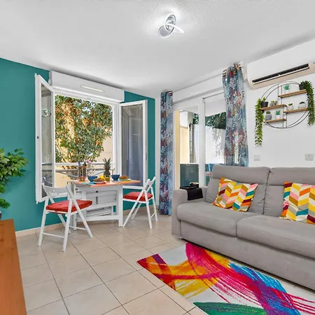 Appartement Chaleureux 2p Central, Frontière Monaco - Hh