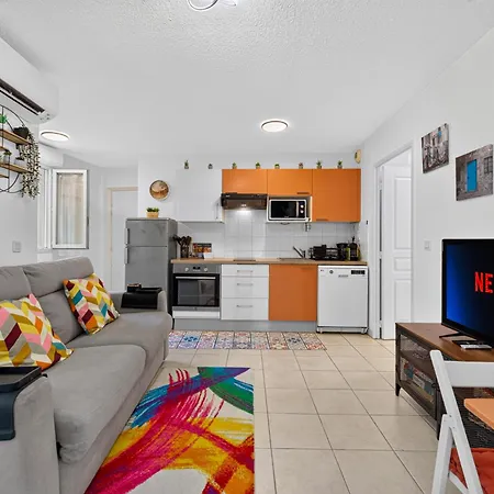 Chaleureux 2p Central, Frontière Monaco - Hh Appartement *
